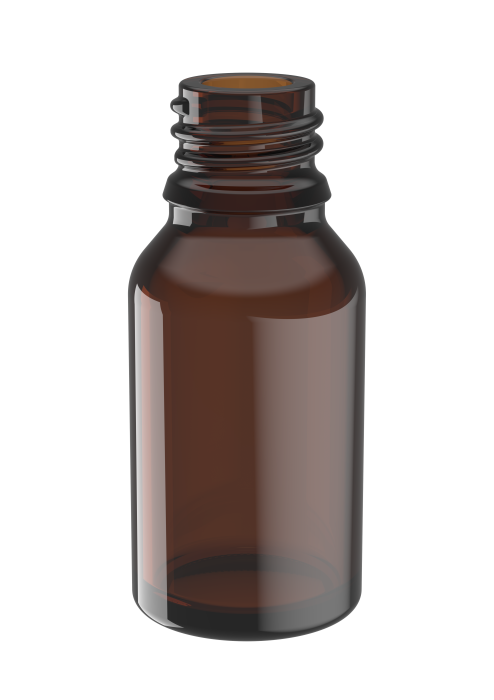 LV1143 - 15ml Druppelfles 18mm bruin