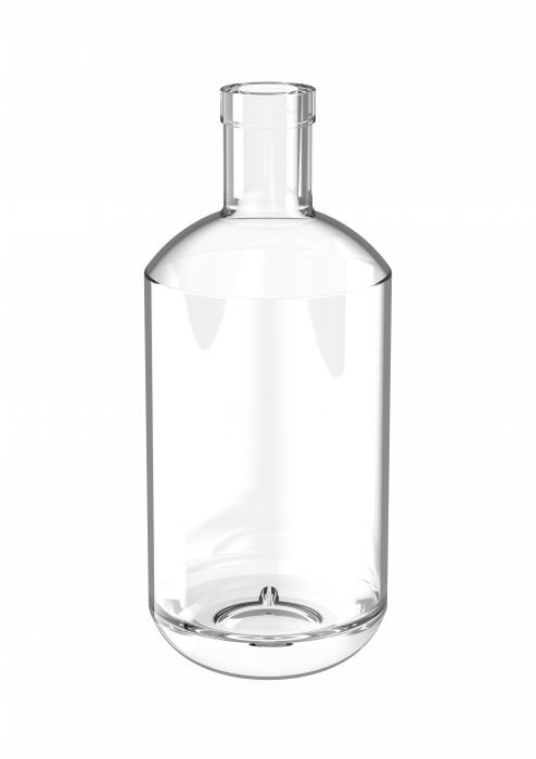 700ml Pacho fles, kurkmonding, helder glas