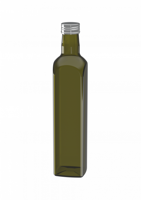 Glazen fles voor levensmiddelen