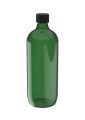 Groene glazen kruik