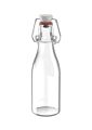 Glazen fles voor levensmiddelen
