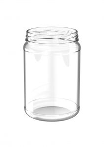 Glazen pot voor levensmiddelen