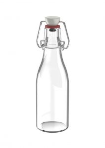 Glazen fles voor levensmiddelen